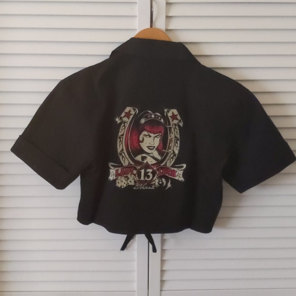 Women's rockabilly top